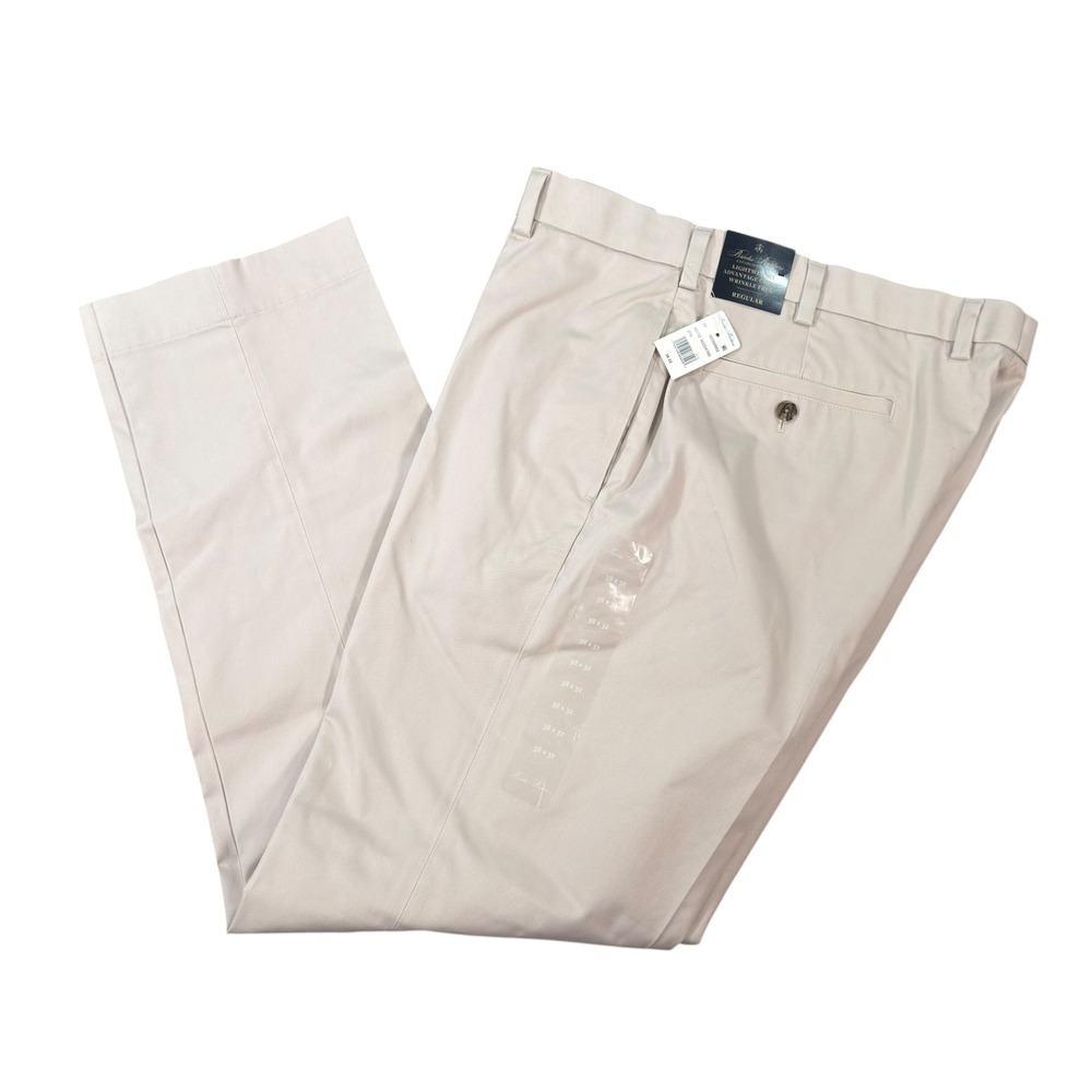 Brooks Brothers Mens Lightweight Advantage Chino Wrinkle Free Pants Size 38x32